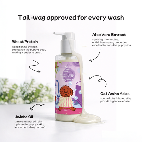 Pup safe shampoo