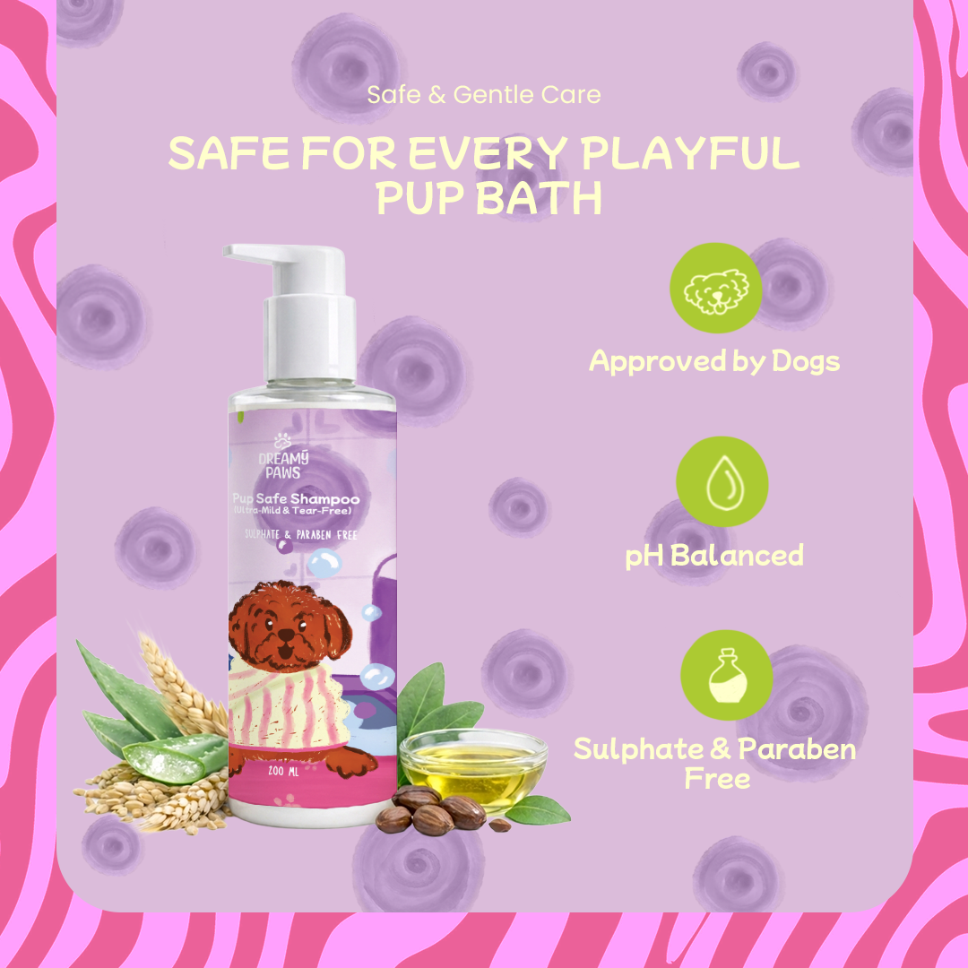 Pup safe shampoo