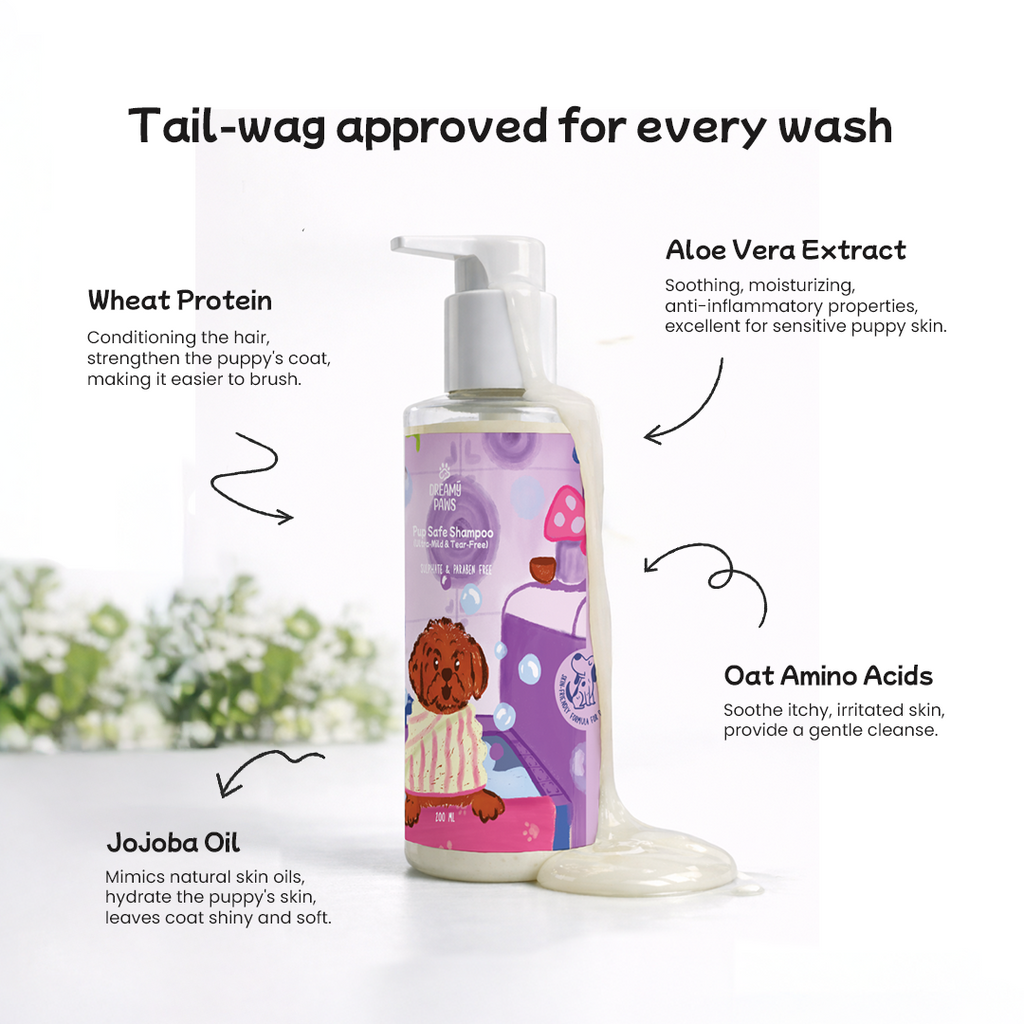 Pup safe shampoo